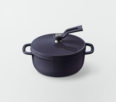 オーブンポット２　ＭＩＮＩ（１４ｃｍ）【オーシャンネイビー】（セルフスタンディングリッド）