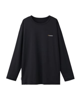 VENEX/ベネクス リフレッシュ Tシャツ ロングスリーブ レディース ブラック ブラック ルームウェア【三越伊勢丹/公式】