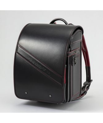 DIESEL (Baby&Kids)/ディーゼル 【送料無料】【２０２６年２月中旬以降届】ＥＭＢＯＳＳＥＤ　５ＴＨ　ＰＯＣＫＥＴランドセル　ブラック×レッド