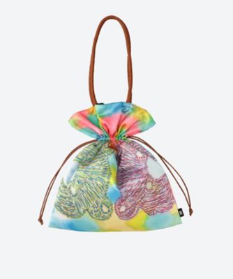 サテン巾着トートバッグ SKTB－KIBORIKUMA＿A