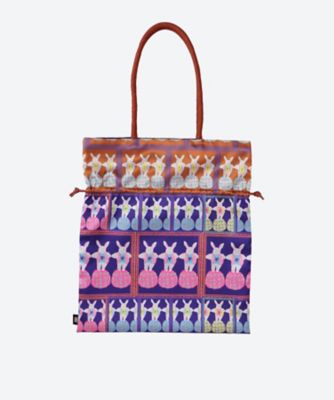 サテン巾着トートバッグ SKTB―TAMANORIUSAGI＿E