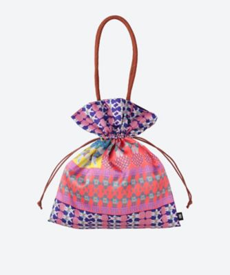 サテン巾着トートバッグ SKTB―TAMANORIUSAGI＿E