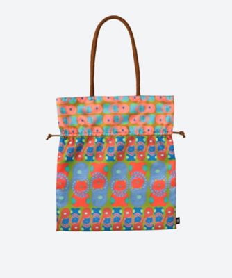 サテン巾着トートバッグ SKTB－NEKONITAKO＿B