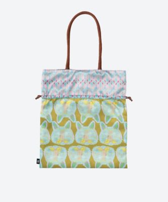 サテン巾着トートバッグ SKTB－BEARCAT＿A | YokkePokke