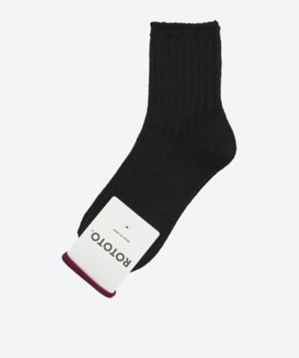 ソックス　ＬＩＮＥＮ　ＣＯＴＴＯＮ　ＲＩＢＢＥＤ　ＣＲＥＷ　ＳＯＣＫＳ　Ｒ１４６１―２３１