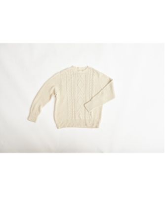 【越品】アオ　ガーゼなセーター