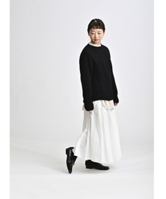 【越品】アオ　ガーゼなセーター