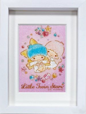 ★【受注生産】＜ジュエリー絵画（Ｒ）＞サンリオキャラクターズ　リトルツインスターズ　ＬＴＳ　６