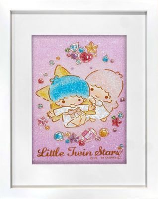 ★【受注生産】＜ジュエリー絵画（Ｒ）＞サンリオキャラクターズ　リトルツインスターズ　ＬＴＳ　６