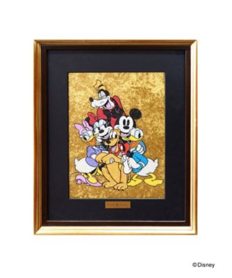 【新品未使用】Layer Jewel Art限定ミッキーフレンズ　立体アート美術 ☆【受注生産】＜ジュエリー絵画＞Disney ミッキー＆フレンズ