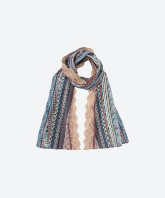 SHIMA刺繍スカーフ SHIMA 30＊150 | MACOOL (Women
