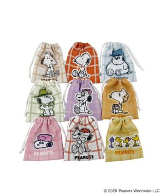 【未開封】万博会場内限定　スヌーピー　巾着&ハンカチ PEANUTS】スヌーピー／ブラインド巾着 | PONEYCOMB TOKYO/パニ