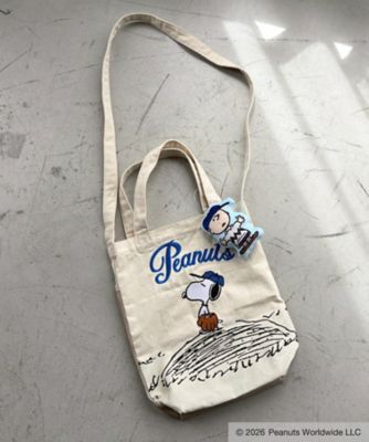 PEANUTS 2WAYグラウンドトートBAG | DOUBLE NAME (Women