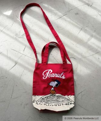 PEANUTS 2WAYグラウンドトートBAG | DOUBLE NAME (Women