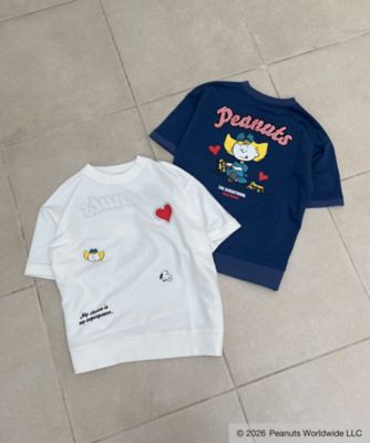 PEANUTS アップリケTシャツ | MORE self LOVE (Women)/モア