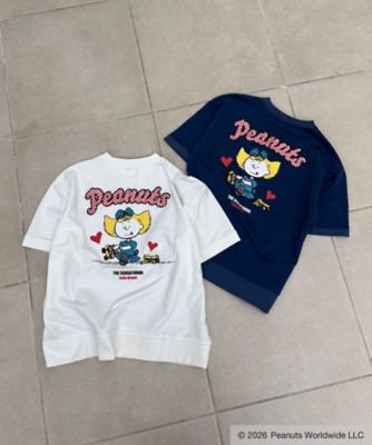 PEANUTS アップリケTシャツ | MORE self LOVE (Women)/モア