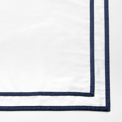 400TC ホテル クッションカバー ブドワール ネイビー | HOTEL