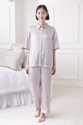 半袖シャツ】シルクパジャマ レディース | HOTEL LIKE INTERIOR/ホテル