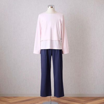 ＜TORCHID HOTEL＞Ｓｕａｖｅ　／　ボートネックプルオーバーパジャマセット