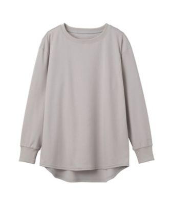 VENEX/ベネクス コンフォートタッチ クルーネック長袖 レディ-ス F ライトグレー ルームウェア【三越伊勢丹/公式】