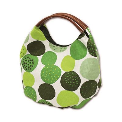 ＜京都/kitekite＞★ミニギャザートート（おもち柄みどり）