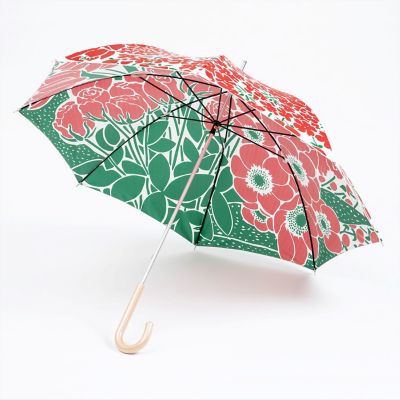 晴雨兼用長傘　Ｕｍｓｏｌ　ＦＬＯＷＥＲＳ　ＲＥＤ　ＡＬＴ－０１３＿ＴＬ－００２