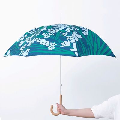 晴雨兼用長傘　Ｕｍｓｏｌ　ＦＬＯＷＥＲＳ　ＮＡＶＹ　ＡＬＴ－０１２＿ＴＬ－００２