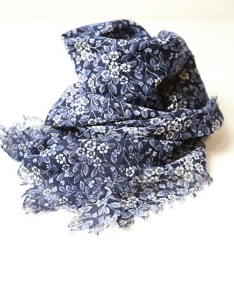 ＜R & D.M.Co-/OLDMAN’S TAILOR＞ショール　ＩＲＩＳＨ　ＧＡＵＺＥ　ＳＨＡＷＬ