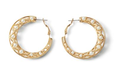 ＜Grosse (Women)＞Ｇｒｏｓｓｅ　ｘ　Ａｈｎ　Ｍｉｋａ　３６０ベビーパール　ピアス