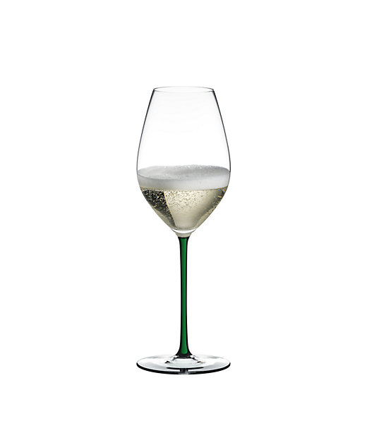 ＜三越伊勢丹/公式＞ ファット・ア・マーノ シャンパーニュ・ワイン・グラス グリーン ワイングラス・カクテルグラス画像