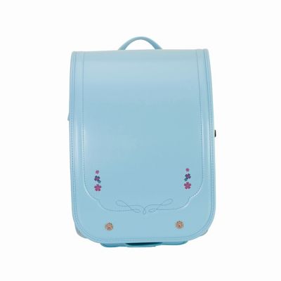 【送料無料】【２０２６年３月中旬以降届】ランドセル　ふわりぃアプラス　名入れあり　サックス×ベージュ