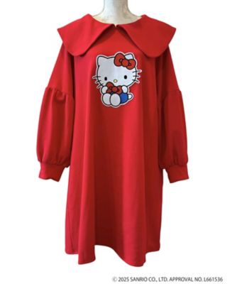 ＜HEIHEI (Women)＞ハローキティ　トレーナーワンピース　　ＨＥＩ－ＴＯ－ＨＫ