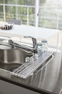 折り畳み水切り　タワー　シリコーントレー付き　Ｌ