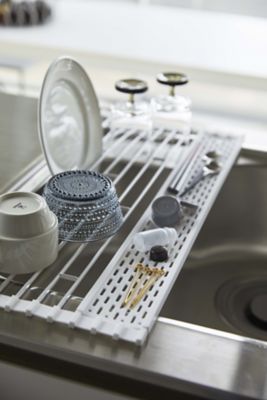 折り畳み水切り　タワー　シリコーントレー付き　Ｌ