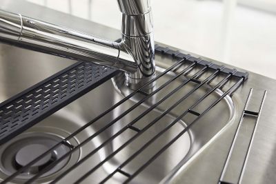 折り畳み水切り　タワー　シリコーントレー付き　Ｌ