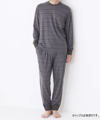 テーパードパンツ　前開き