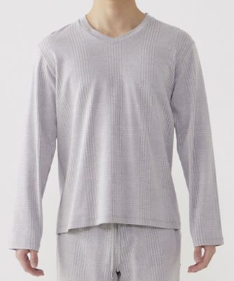 EPOCA UOMO (Men)/エポカ ウォモ 長袖Ｖネックシャツ