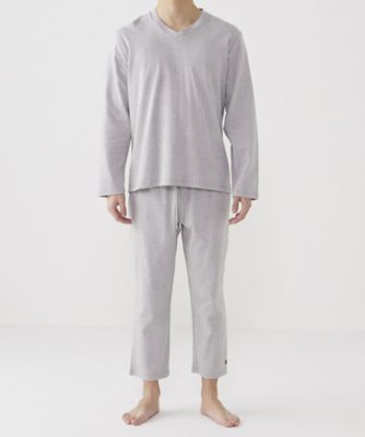 テーパードパンツ　アンクルレッグ　リブ