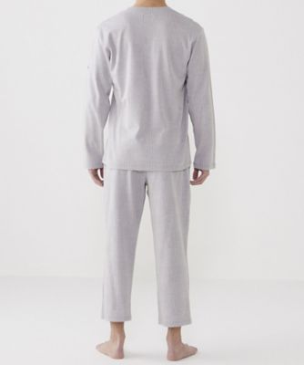 テーパードパンツ　アンクルレッグ　リブ