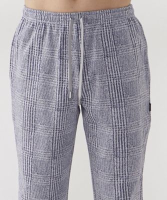 テーパードパンツ　アンクルレッグ　リブ