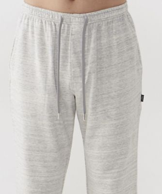 テーパードパンツ　前開き　リブ