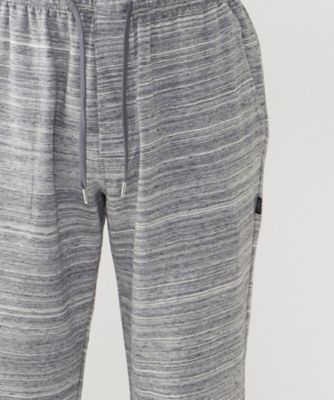 テーパードパンツ　前開き　リブ