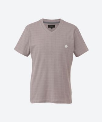 EPOCA UOMO (Men)/エポカ ウォモ 半袖Ｖネックシャツ