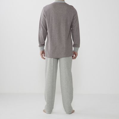 長袖ヘンリーネックシャツ　０５８０－２９－３１