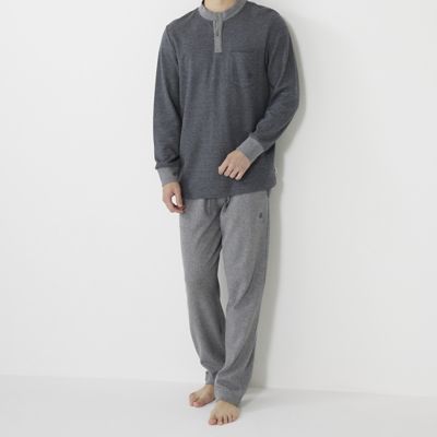 長袖ヘンリーネックシャツ　０５８０－２９－３１