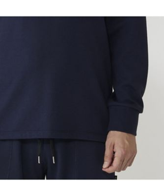 エポカウォモ新品 ダークブルー スラックス　48 L 長袖クルーネックシャツ 0429ー39ー34 | EPOCA UOMO