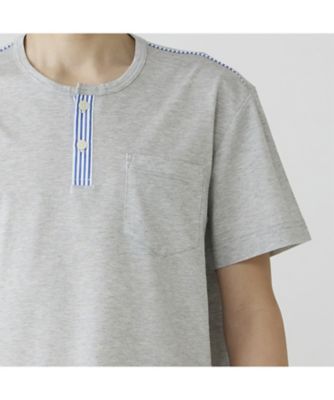 半袖ヘンリーネックシャツ 0642ー13ー31 | TAKEO KIKUCHI (Men