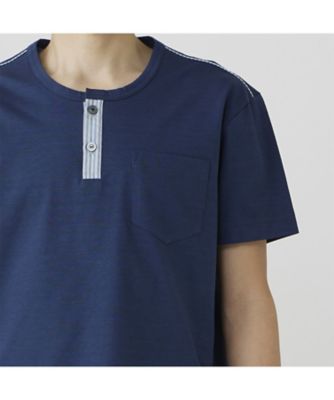 早い者勝ちタグ付き  イタリア　オーセンティック半袖　3xl 半袖ヘンリーネックシャツ 0642ー13ー31 | TAKEO KIKUCHI (Men