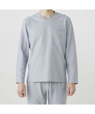 ＜EPOCA UOMO (Men)＞長袖クルーネックシャツ　０４３７ー３９ー３４