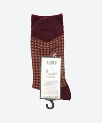 靴下おまとめ】千鳥チェックヌネット刺繍 レディースソックス